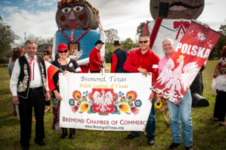 Groups from many regions participated in the procession to the church.